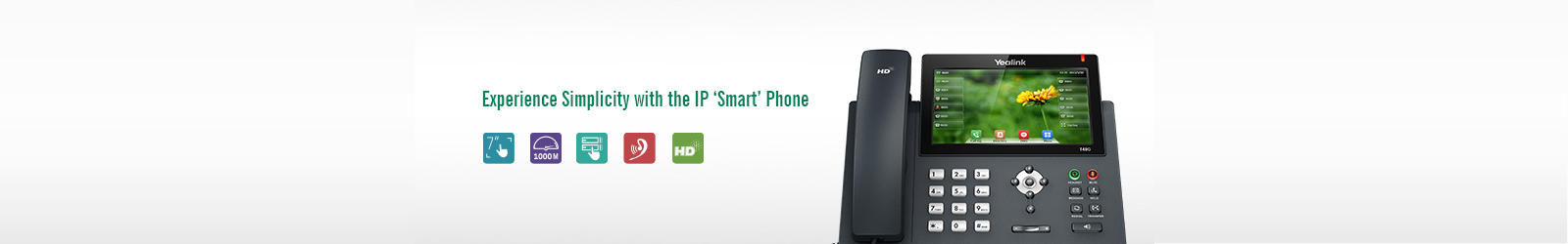 Yealink IP phone series include the Ultra-elegant T4 series, the upgrade T2 series and the Skype for Business series